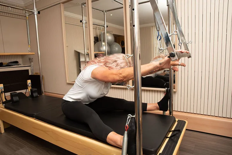 reformer on the mat